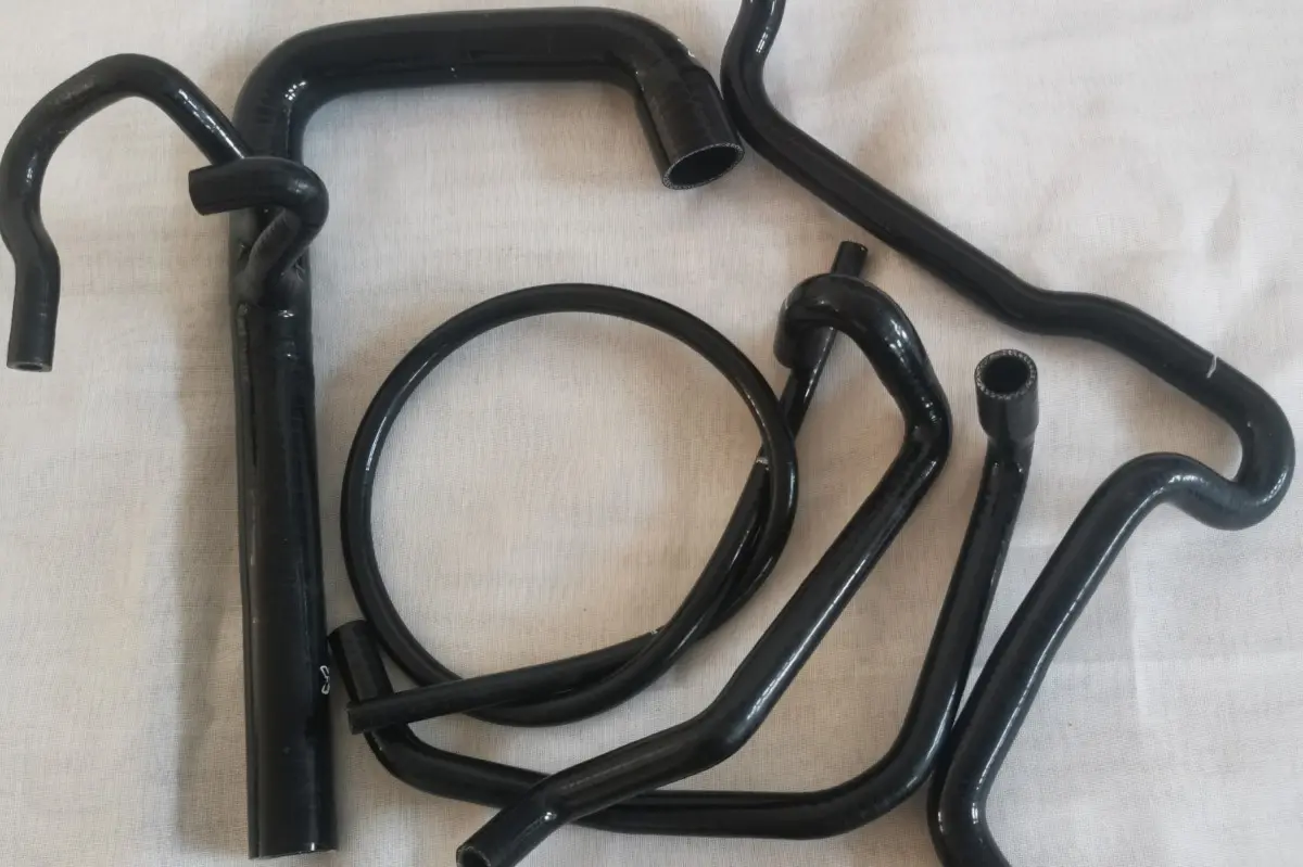 High performance silicone radiator hose turbo kit