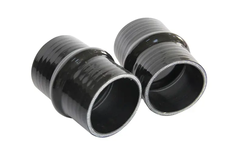 Auto Radiator Black Braided Reinforced Silicone Hose
