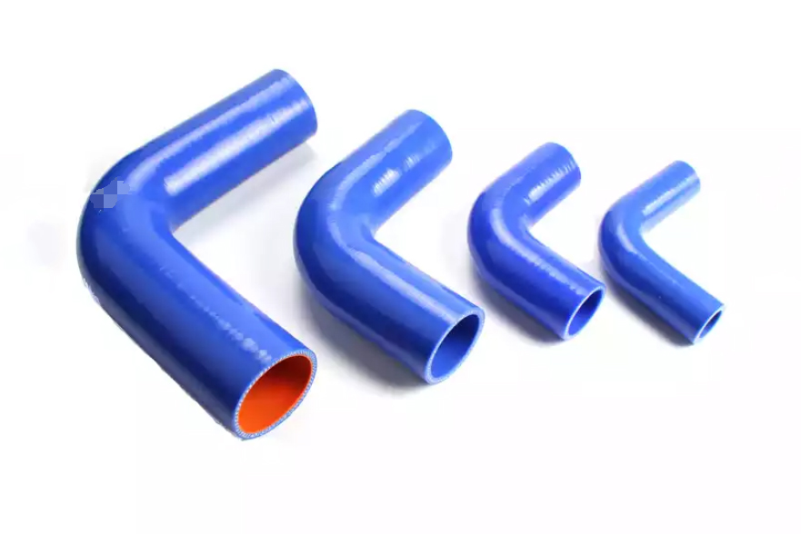 High Temperature Custom Blue Straight Flexible 45 Degree Elbow Silicone Hose Pipe For Volvo Man Benz Truck