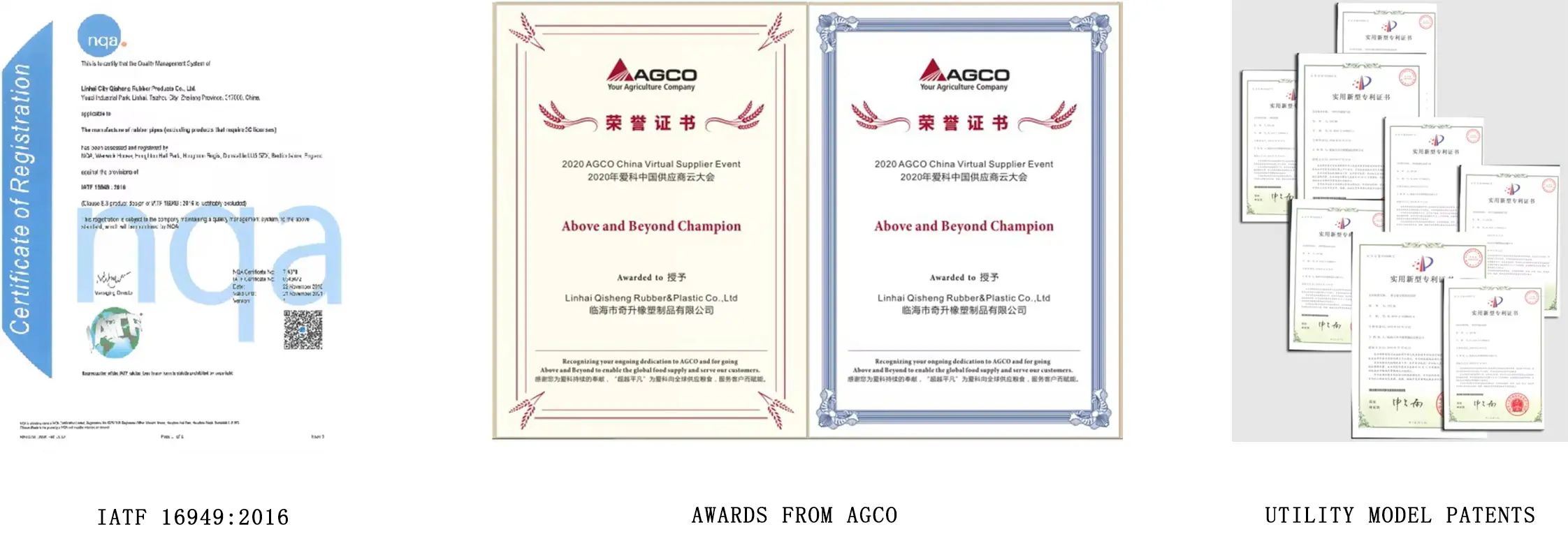Certifications